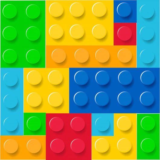 Colorful LEGO blocks